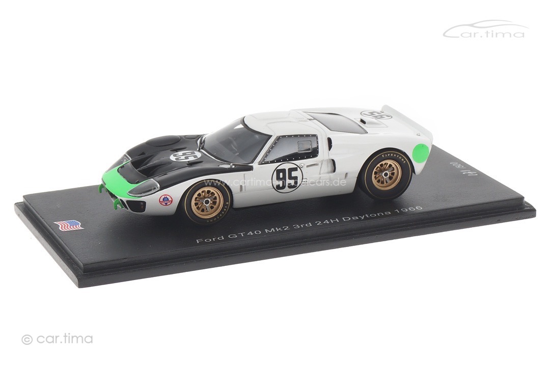 Ford GT40 Mk2 24h Daytona 1966 Hansgen/Donohue Spark 1:43 US256