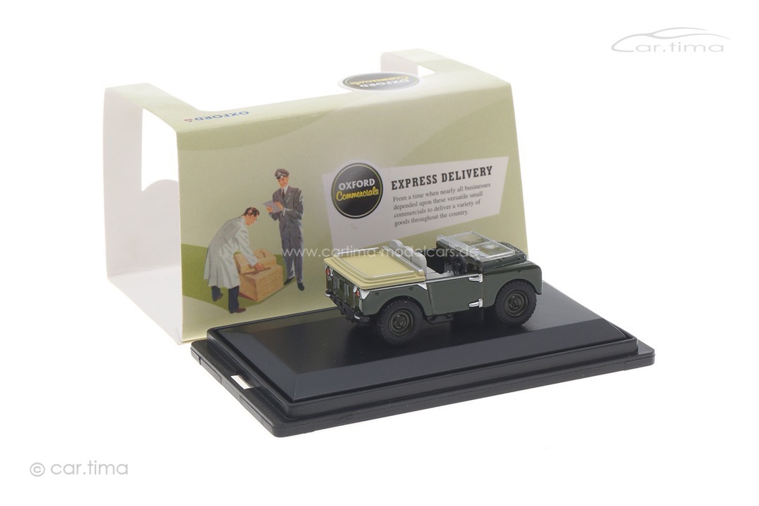 Land Rover 80 inch Flat Black Oxford 1:76 76LAN180005