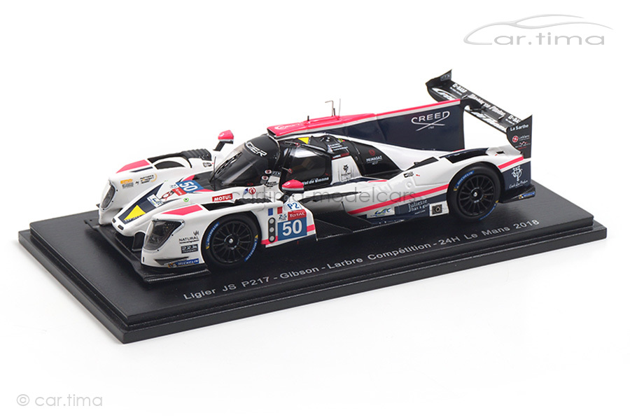 Ligier JS P217-Gibson 24h Le Mans 2018 Creed/Ricci/Dagoneau Spark 1:43 S7029