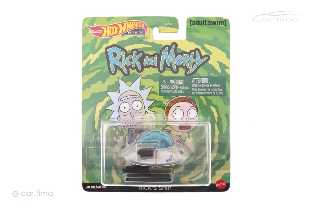 Rick and Morty Rick's Ship Retro Entertainment Premium Hot Wheels 1:64 DMC55-GJR47