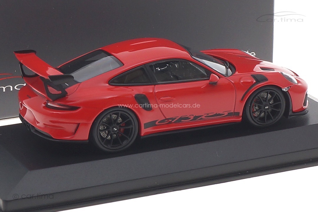 Porsche 911 (991 II) GT3 RS Indischrot/Rad schwarz matt Minichamps car.tima CUSTOMIZED 1:43