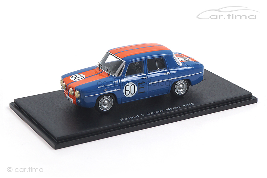 Renault 8 Gordini 1300 Winner Macau 1966 Mauro Bianchi Spark 1:43 S5559
