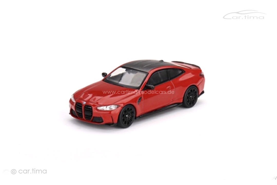 BMW M4 Competition (G82) Toronto Red metallic MINI GT 1:64 MGT00566-L