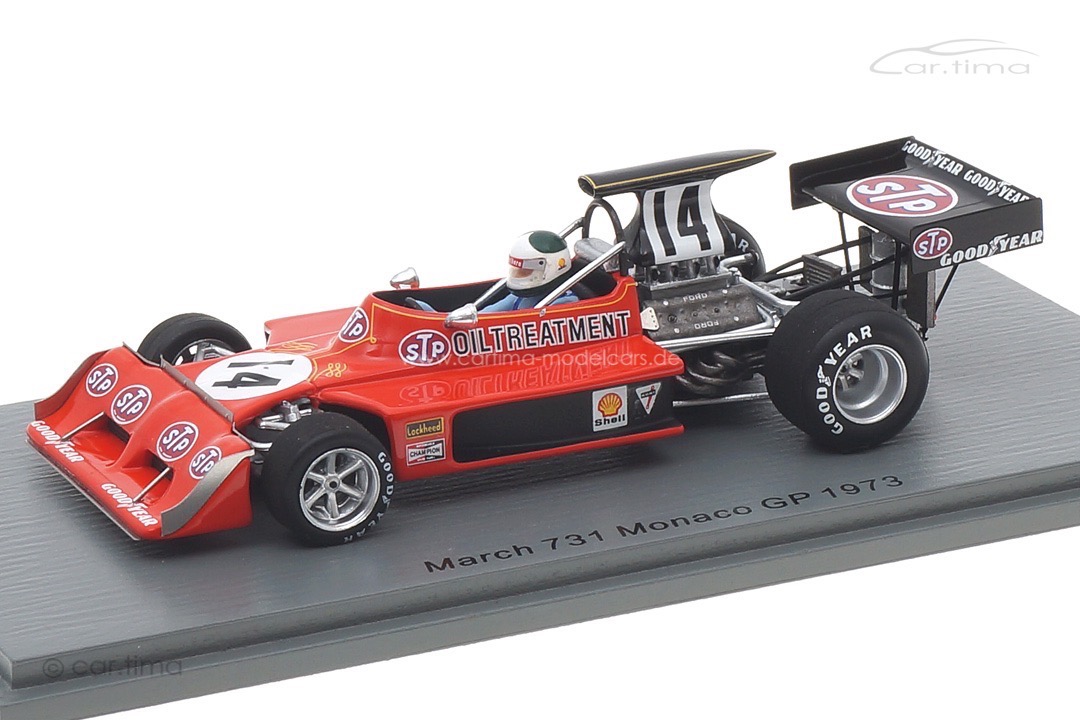 March 731 GP Monaco 1973 Jean-Pierre Jarier Spark 1:43 S7265