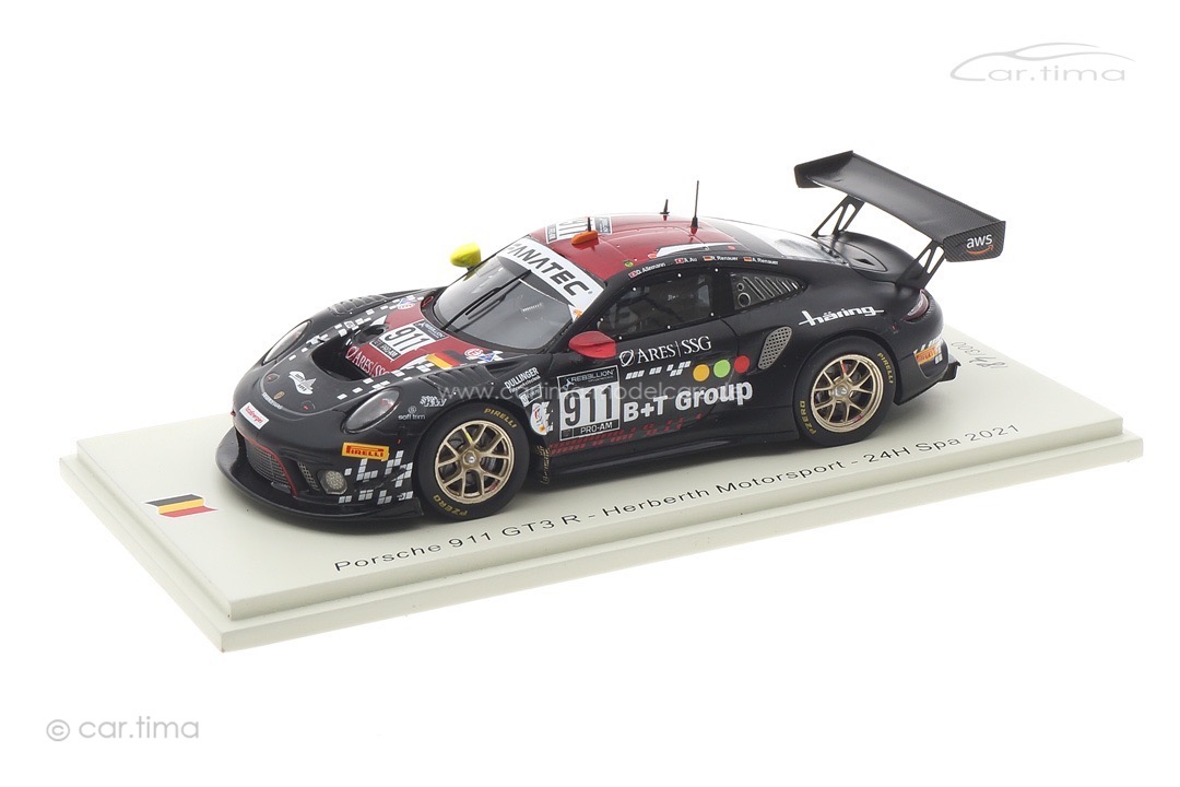 Porsche 911 GT3 R 24h Spa 2021 Au/Allemann/Renauer/Renauer Spark 1:43 SB451
