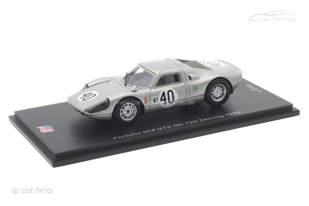 Porsche 904 GTS 12h Sebring 1965 Underwood/Klass Spark 1:43 US263