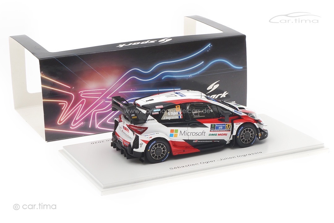 Toyota Yaris WRC Winner Rallye Guanajuato Mexico 2020 Ogier/Ingrassia Spark 1:43 S6571