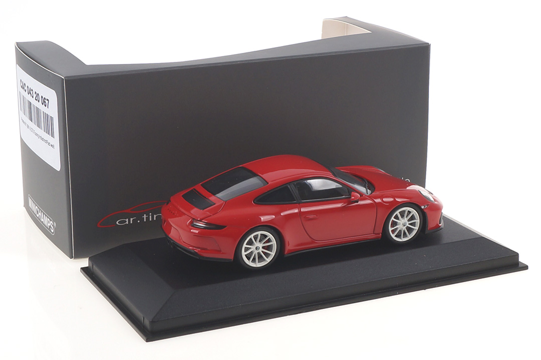 Porsche 911 (991 II) GT3 Touring Indischrot/Rad weiß Minichamps car.tima CUSTOMIZED