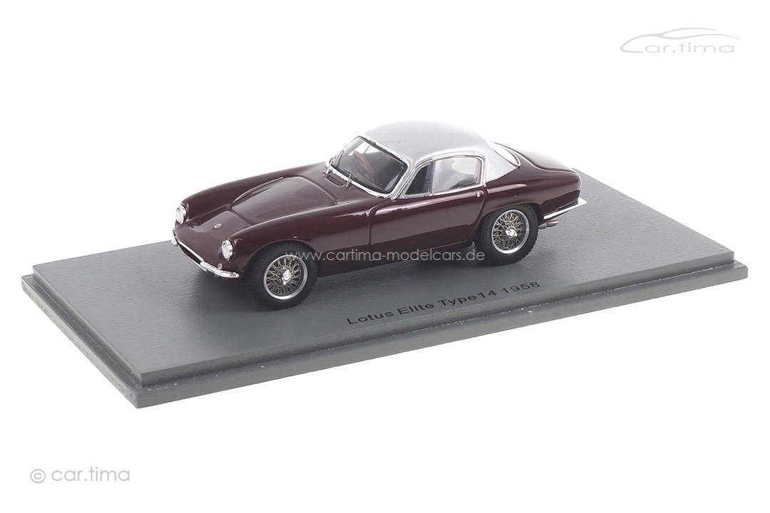 Lotus Elite Type14 1958 rot Spark 1:43 S5064