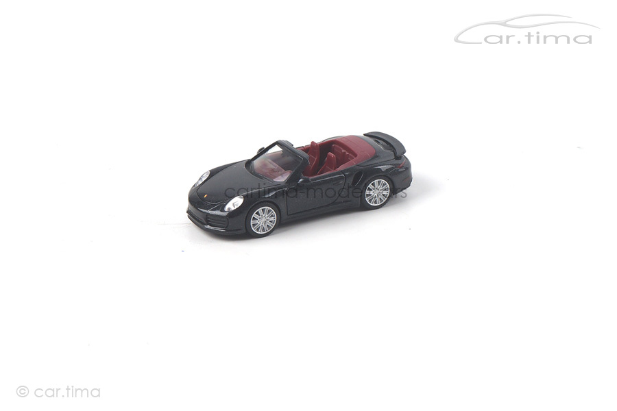 Porsche 911 Turbo Cabriolet schwarz Herpa 1:87 038928