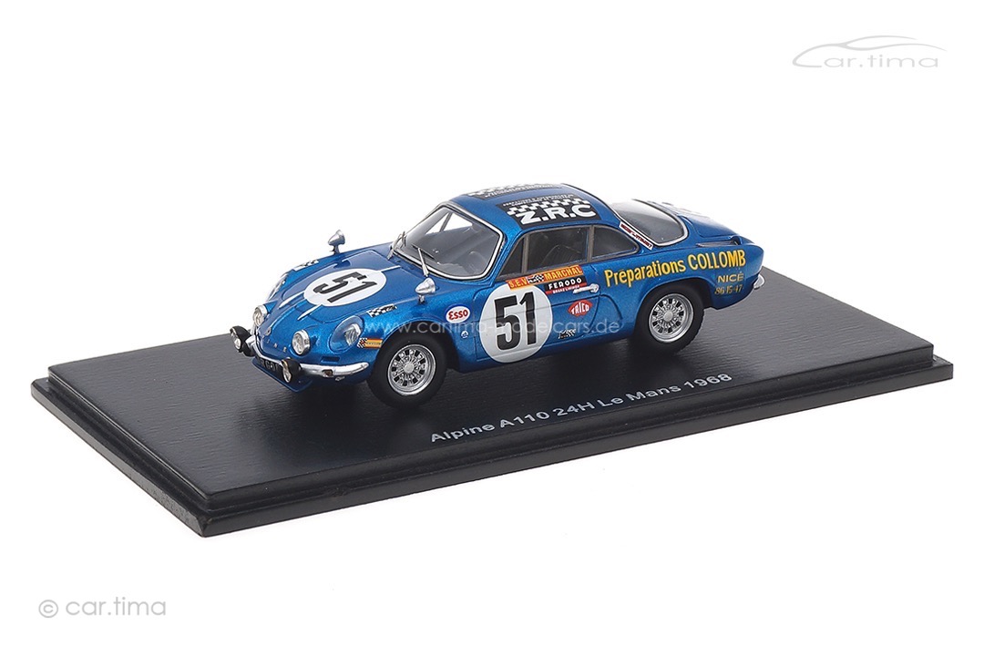 Alpine A110 24h Le Mans 1968 Collomb/Lacarreau Spark 1:43 S6103