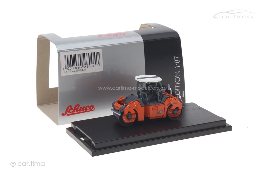Hamm HD+ 100 Straßenwalze Tandemwalze orange Schuco 1:87 452600400