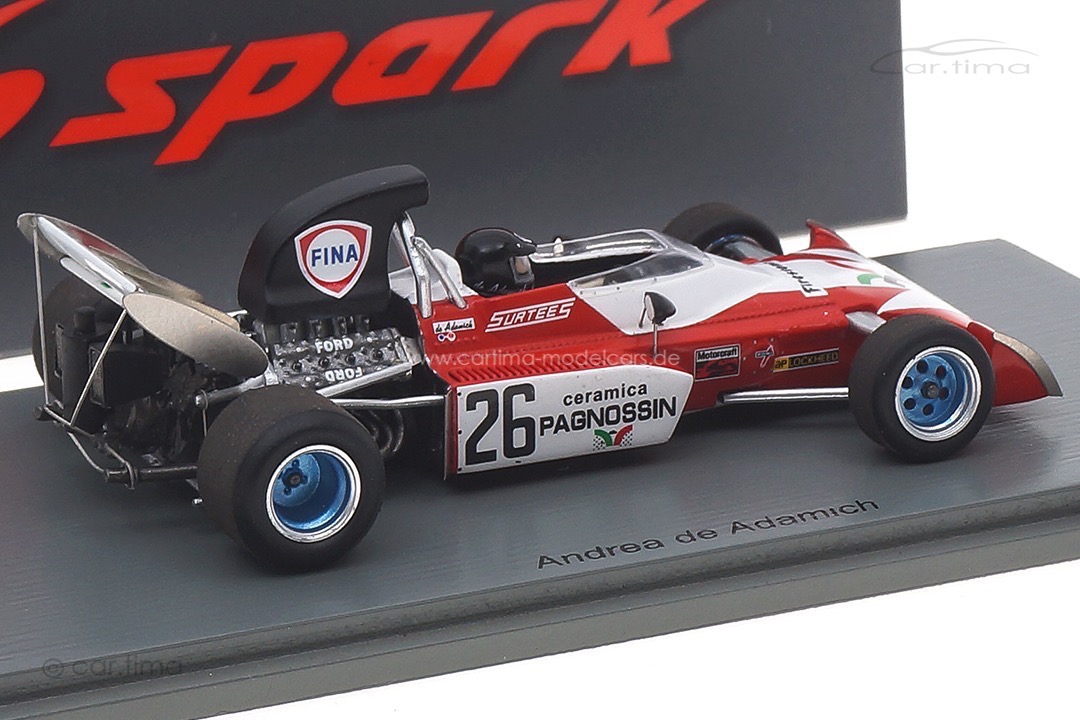 Surtees TS9B GP Spanien 1972 Andrea de Adamich Spark 1:43 S3994