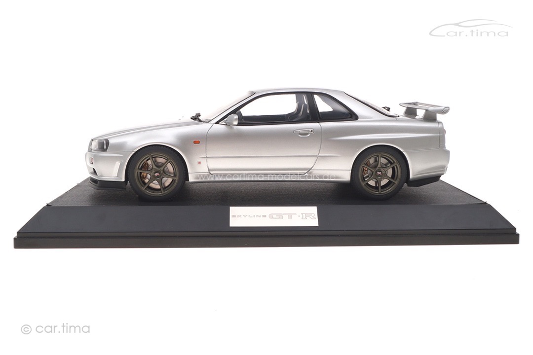 Nissan Skyline GT-R V-spec (BNR34) Sonic silver Hobby Japan 1:18 HJ1809S