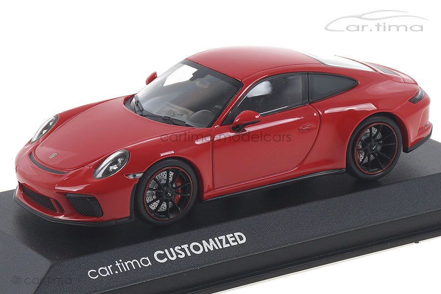 Porsche 911 (991 II) GT3 Touring Indischrot / Rad schwarz XGT Minichamps car.tima CUSTOMIZED