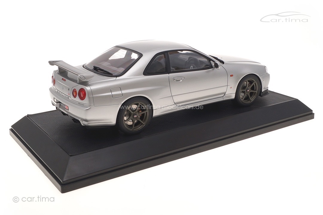 Nissan Skyline GT-R V-spec (BNR34) Sonic silver Hobby Japan 1:18 HJ1809S