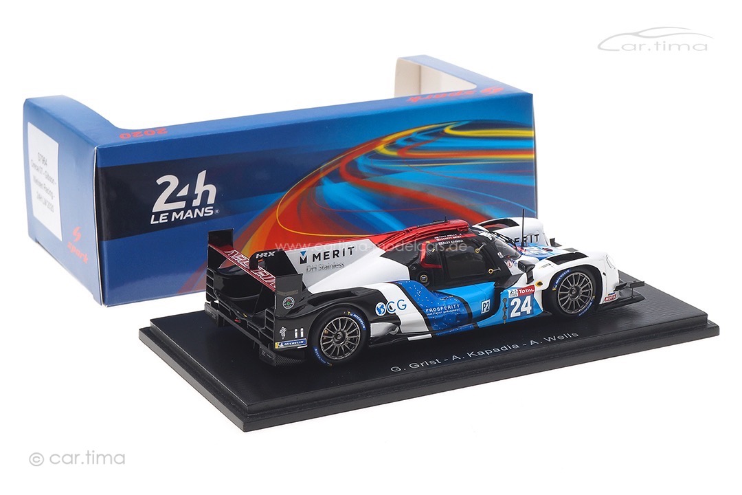 Oreca 07-Gibson 24h Le Mans 2020 Grist/Kapadia/Wells Spark 1:43 S7964