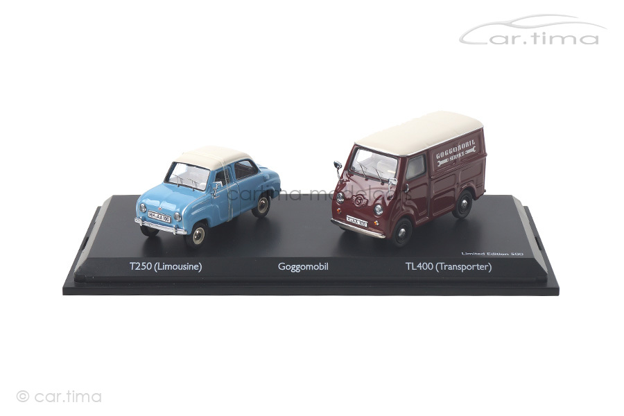 Set Goggomobil Limousine und Transporter Schuco 1:43 450347500