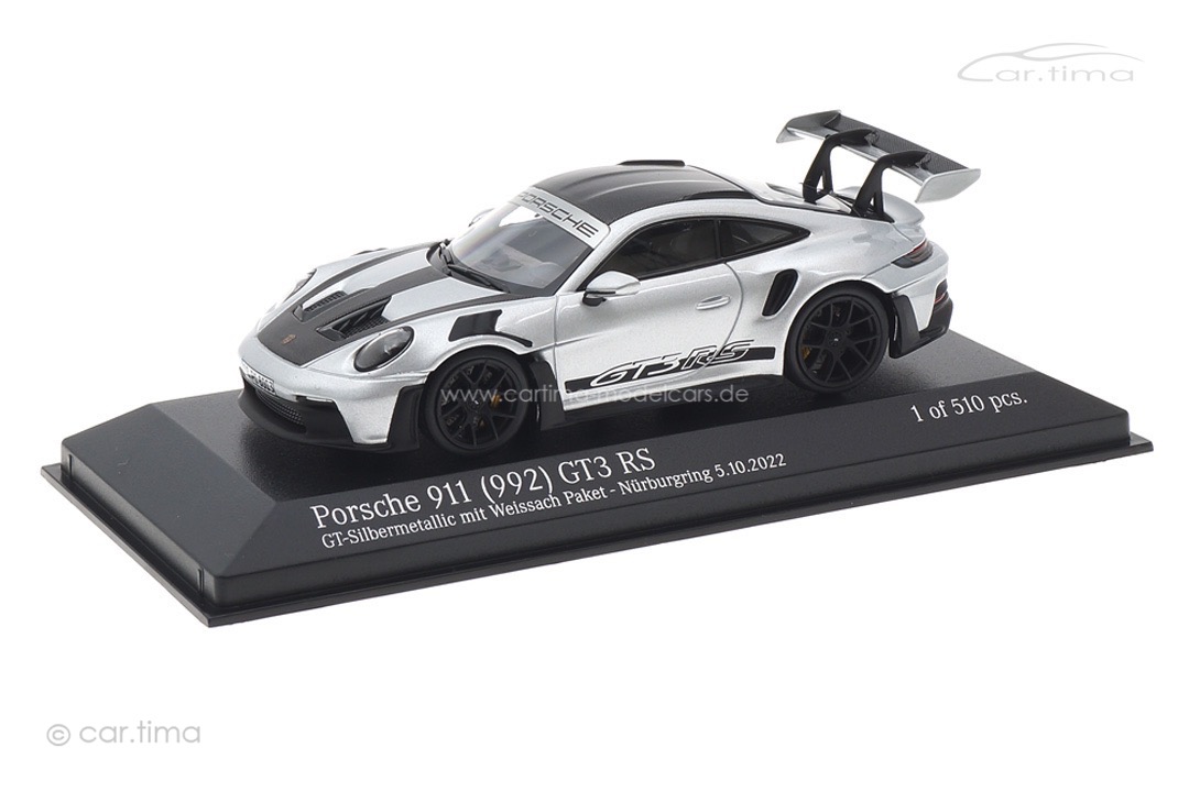 Porsche 911 (992) GT3 RS Weissach Paket Rundenrekord Norschleife Minichamps 1:43 410062106