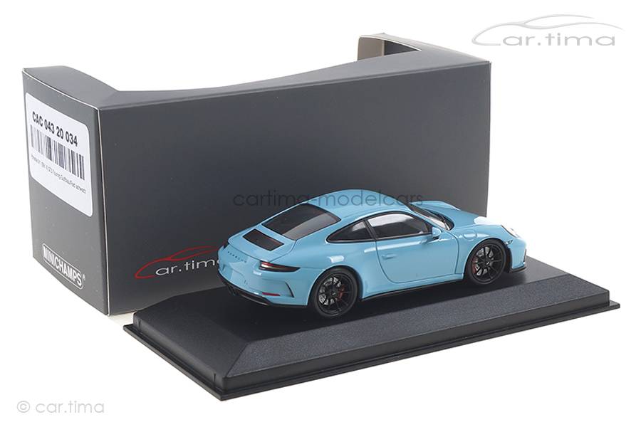 Porsche 911 (991 II) GT3 Touring Gulfblau/Rad schwarz Minichamps car.tima CUSTOMIZED