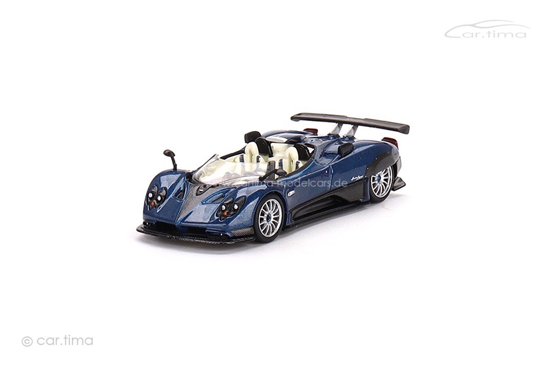 Pagani Zonda HP Barchetta Blue Tricolore MINI GT 1:64 MGT00370-L