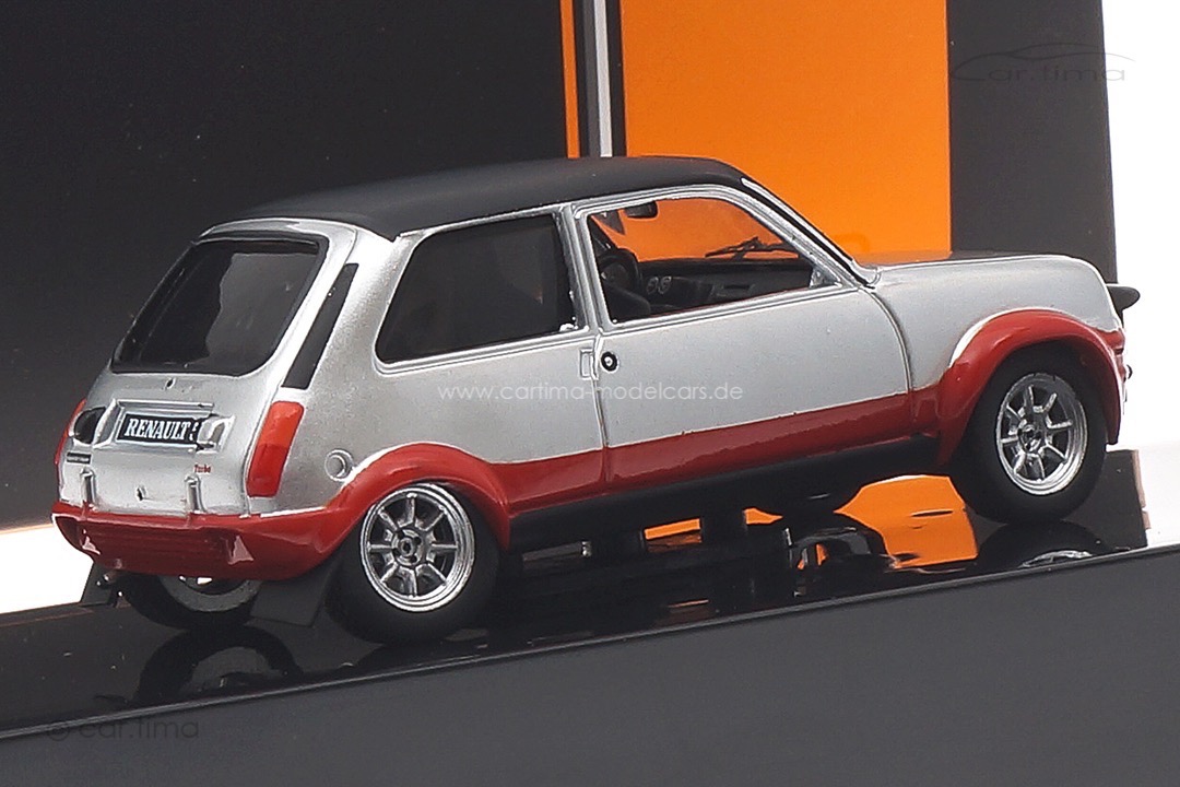 Renault 5 Alpine Gr.2 Custom 1978 silber/rot IXO 1:43 CLC466N.22