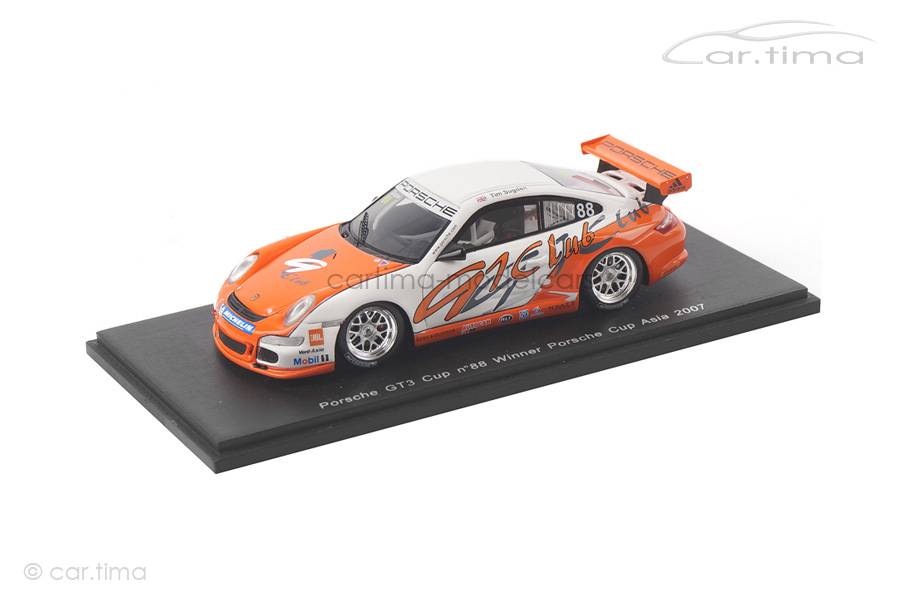 Porsche 911 (997) GT3 Cup Winner Asia Cup 2007 Sudgen Spark 1:43 S1906