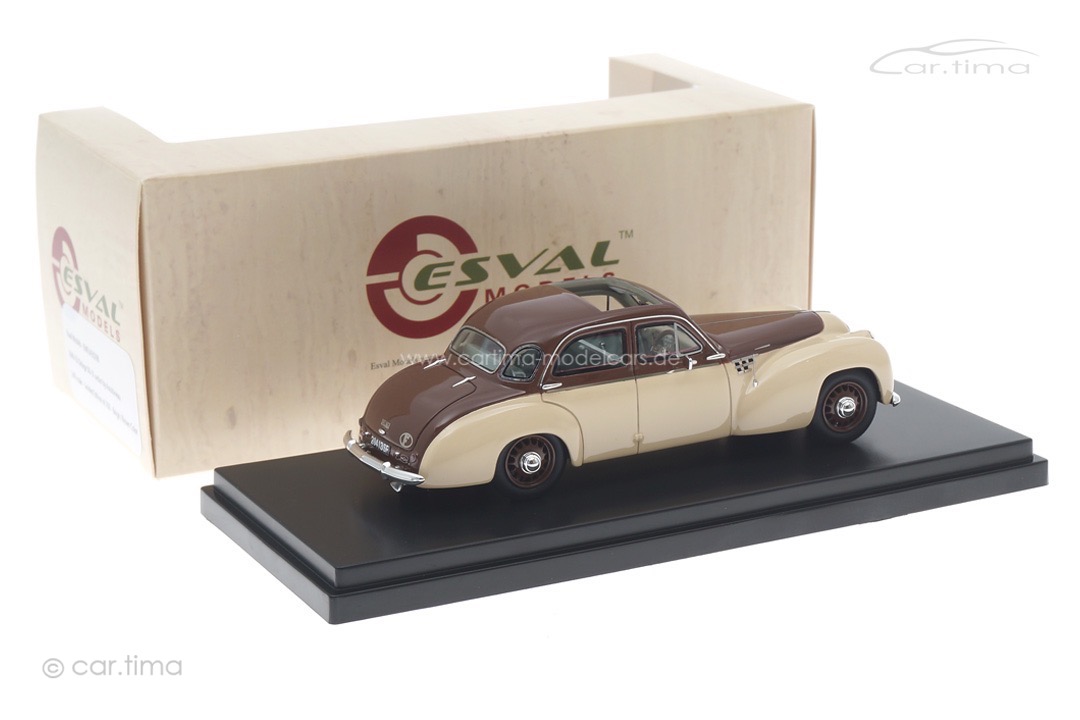Delage D6-3L sedan by Autobineau beige/braun Esval Models 1:43 EMEU43029B
