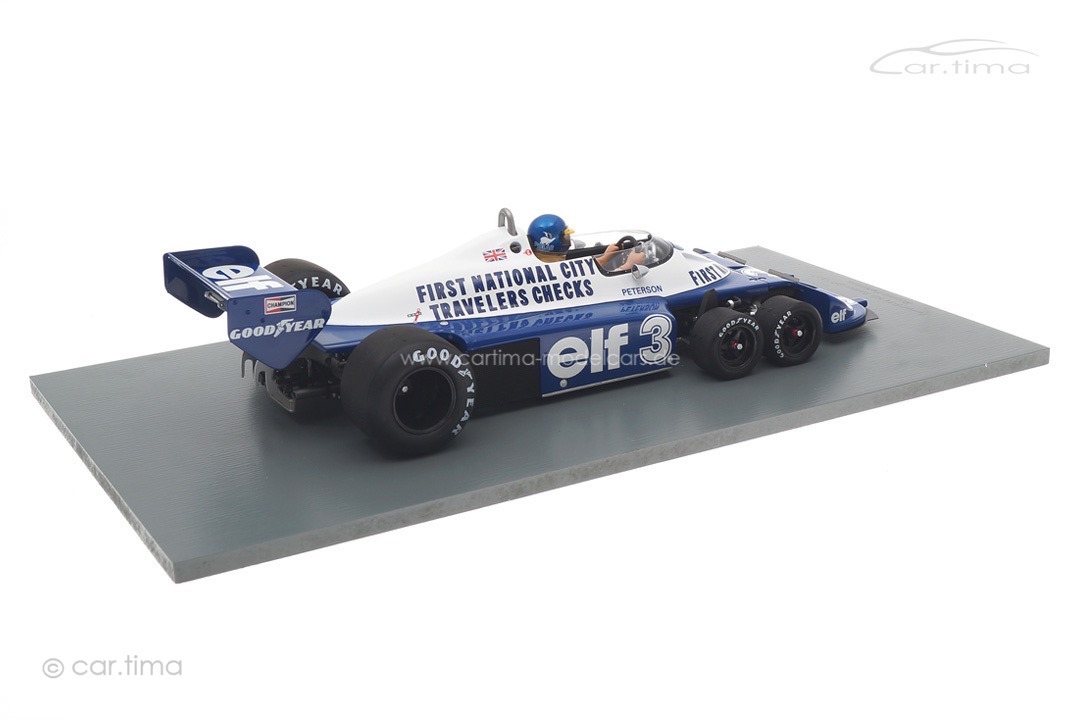 Tyrrell P34 GP Italien 1977 Ronnie Peterson Spark 1:18 18S573
