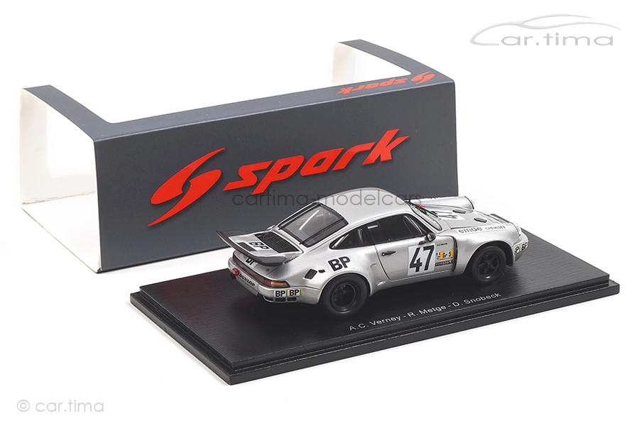 Porsche 911 Carrera RSR 24h Le Mans 1977 Metge/Striebig/Verney Spark 1:43 S7500