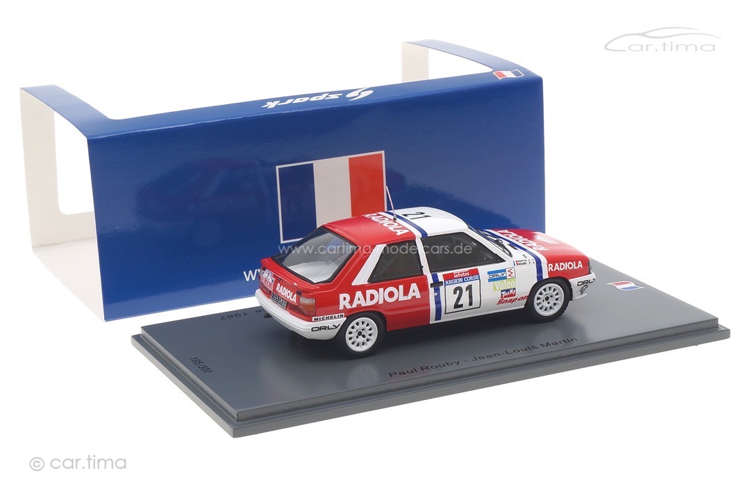 Renault 11 Turbo Tour de Corse 1987 Rouby/Martin Spark 1:43 SF146