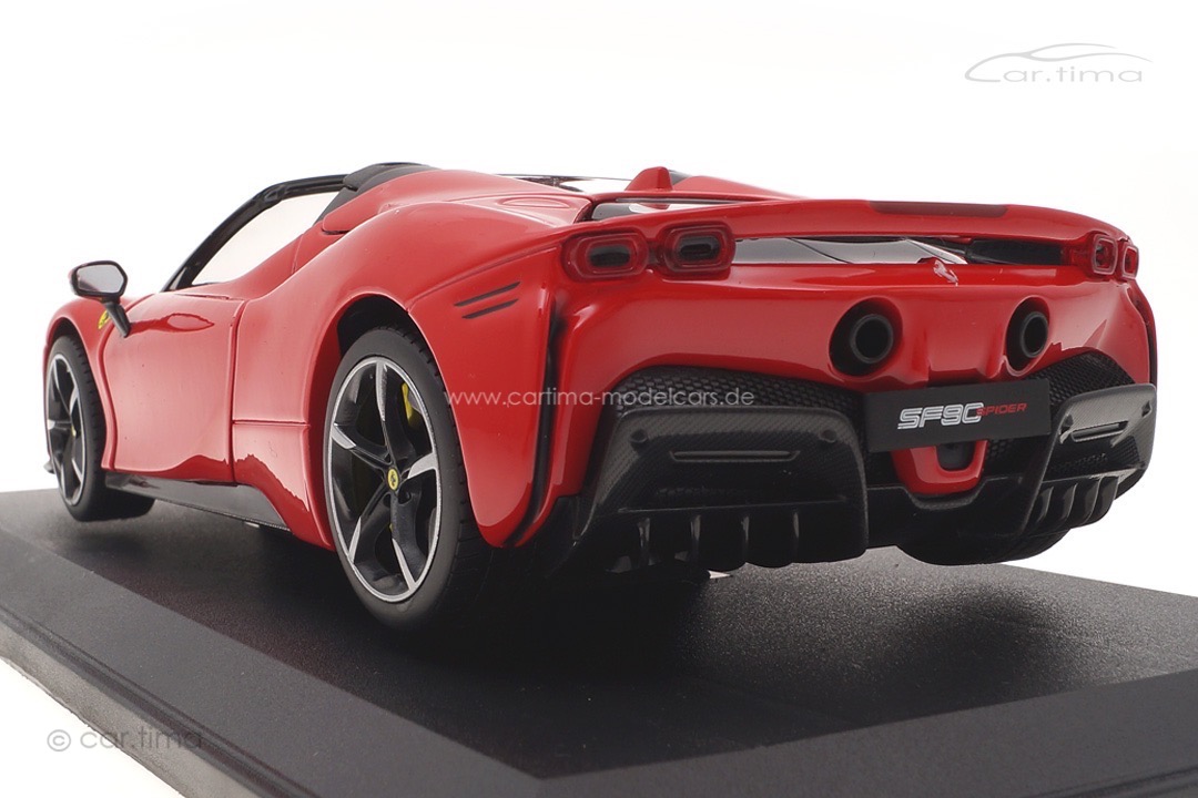 Ferrari SF90 Spider 2021 rot Bburago 1:18 18016CAR