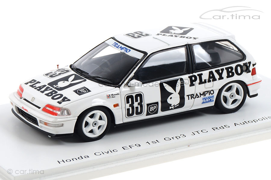 Honda Civic EF9 AJTCC Autopolis 1991 Muramatsu/Hara Spark 1:43 S5464