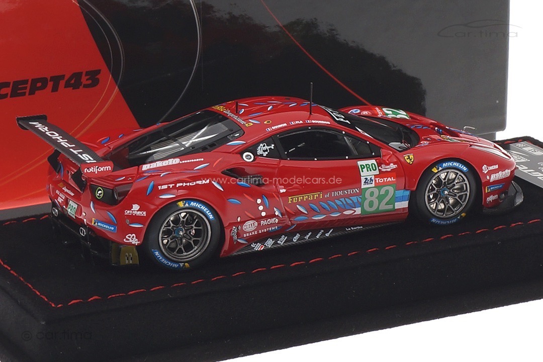 Ferrari 488 GTE Evo 24h Le Mans 2020 Bourdais/Gounon/Pla BBR 1:43 BBRC254