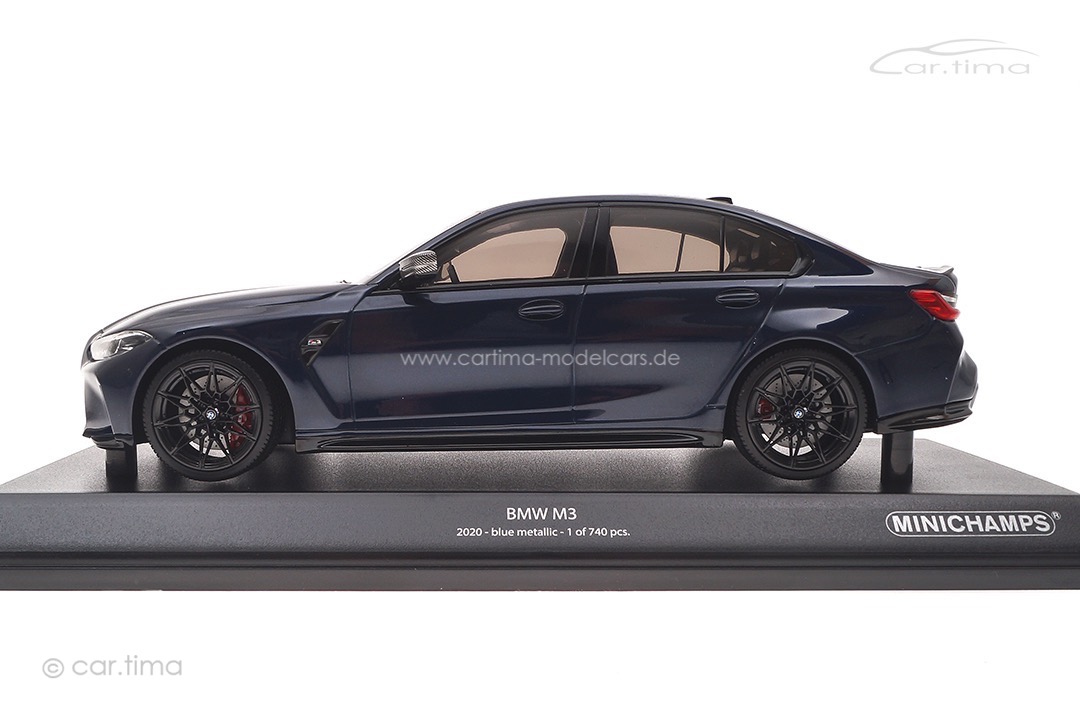 BMW M3 2020 blau met. Minichamps 1:18 155020201
