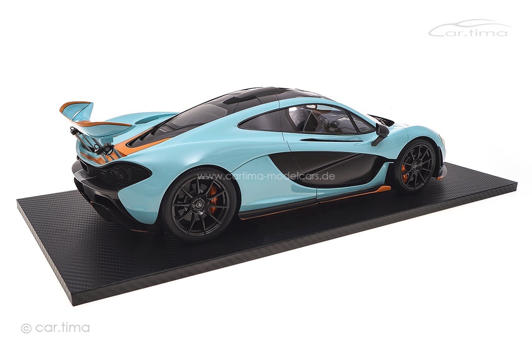 McLaren P1 Gulfblau/orange TSM 1:12 TSM161203