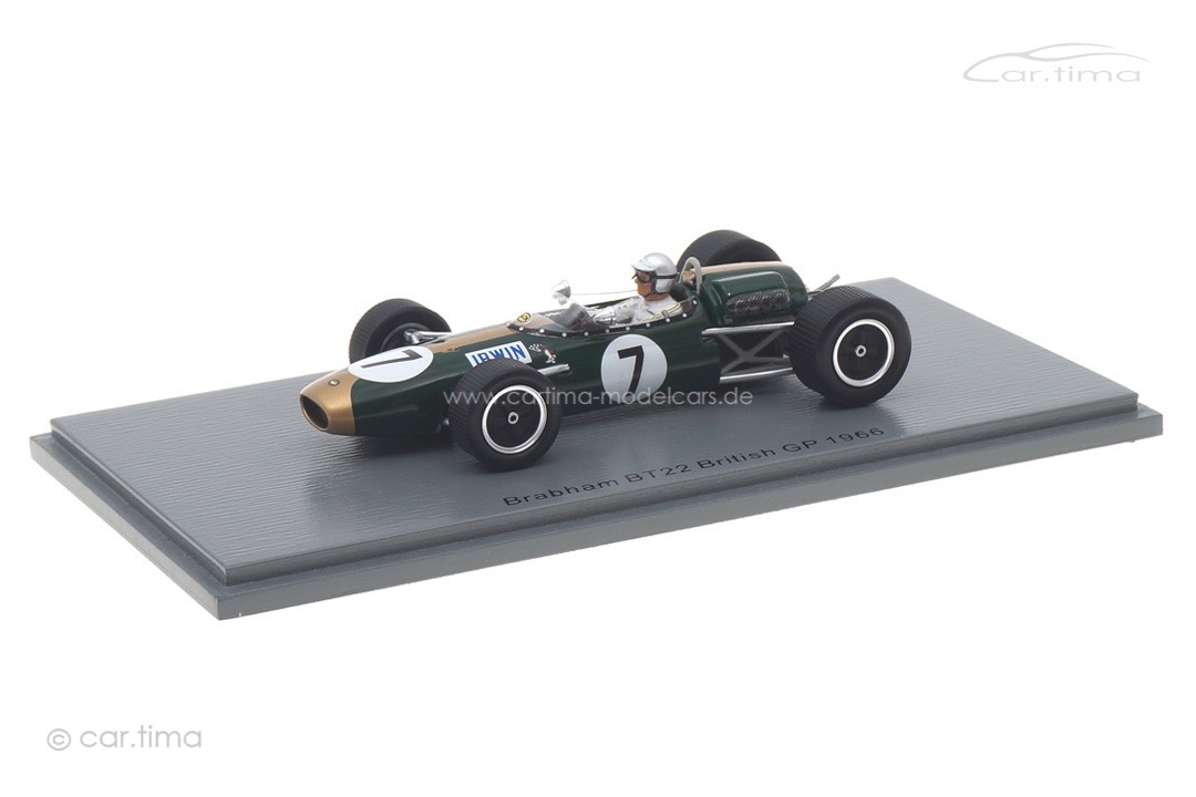 Brabham BT22 GP Großbritannien 1966 Chris Irwin Spark 1:43 S7093
