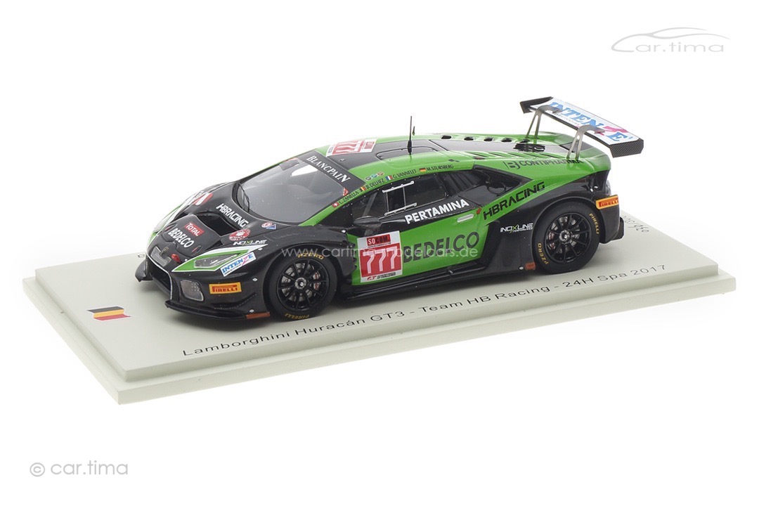 Lamborghini Huracán GT3 24h Spa 2017 Delhez/Vannelet/Stursberg/Zarnella Spark 1:43 SB303