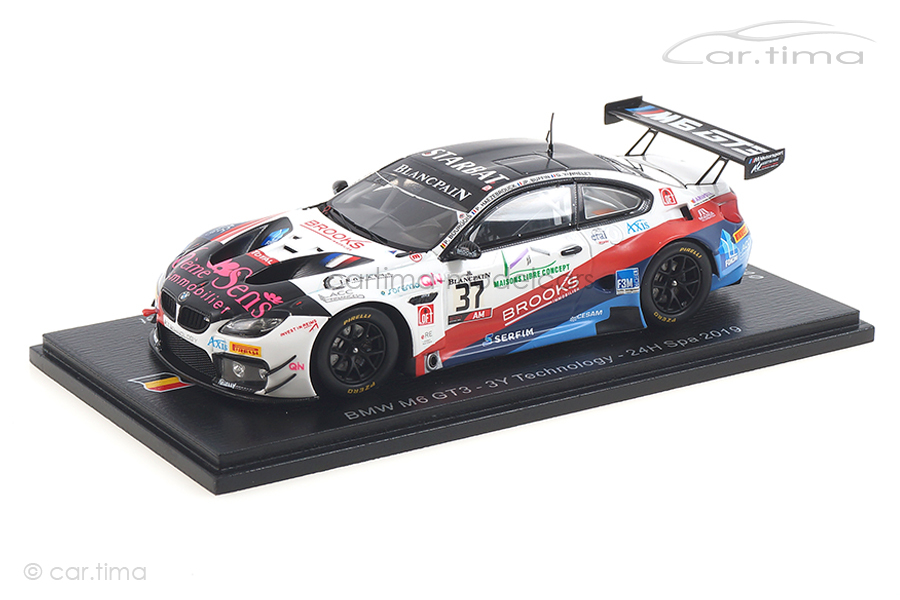 BMW M6 GT3 24h Spa 2019 Buffin/Bourgois/Haezebrouck/Vannelet Spark 1:43 SB278