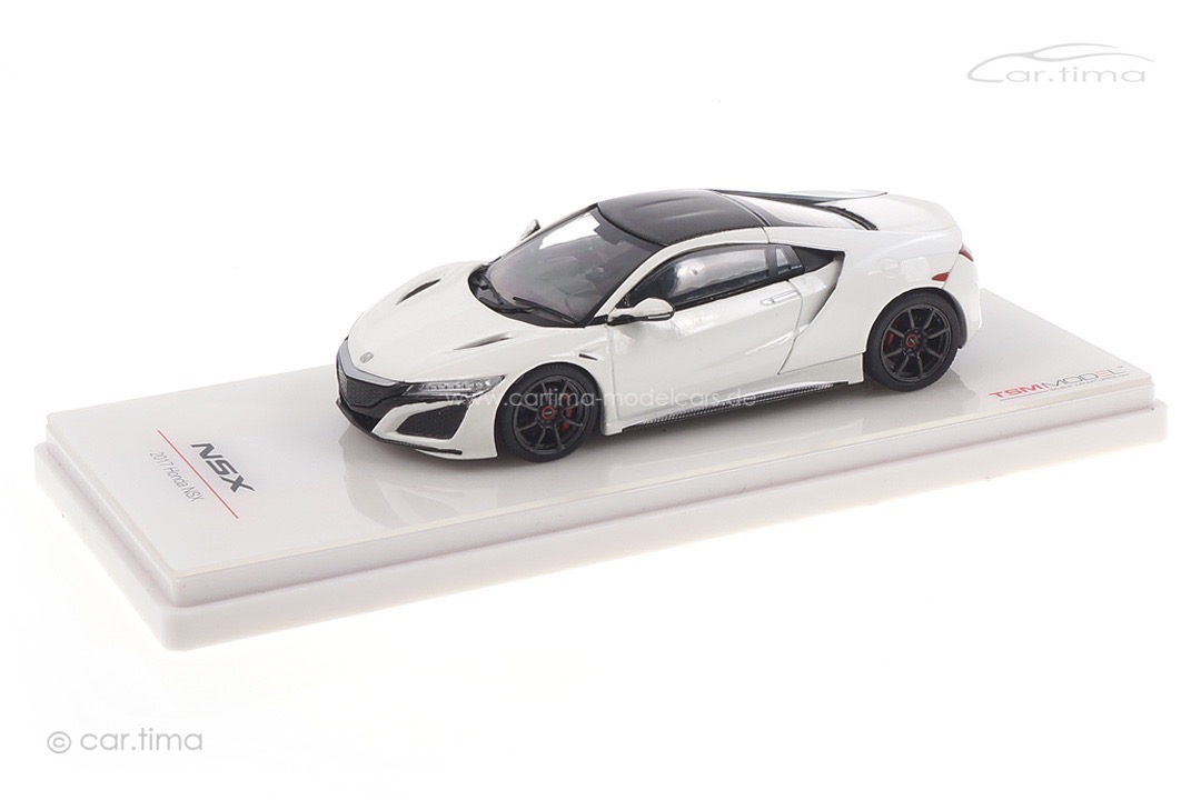 Honda NSX 2017 (RHD) 130R White / Black wheels TSM 1:43 TSM430262