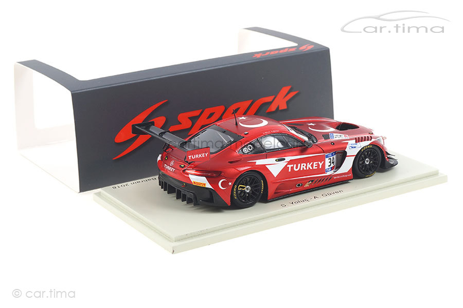 Mercedes-AMG GT3 Winner Bahrain 2018 Güven/Yoluc Spark 1:43 S6300