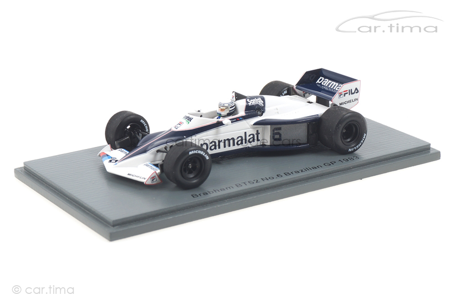Brabham BT52 GP Brasilien 1983 Riccardo Patrese Spark 1:43 S7105