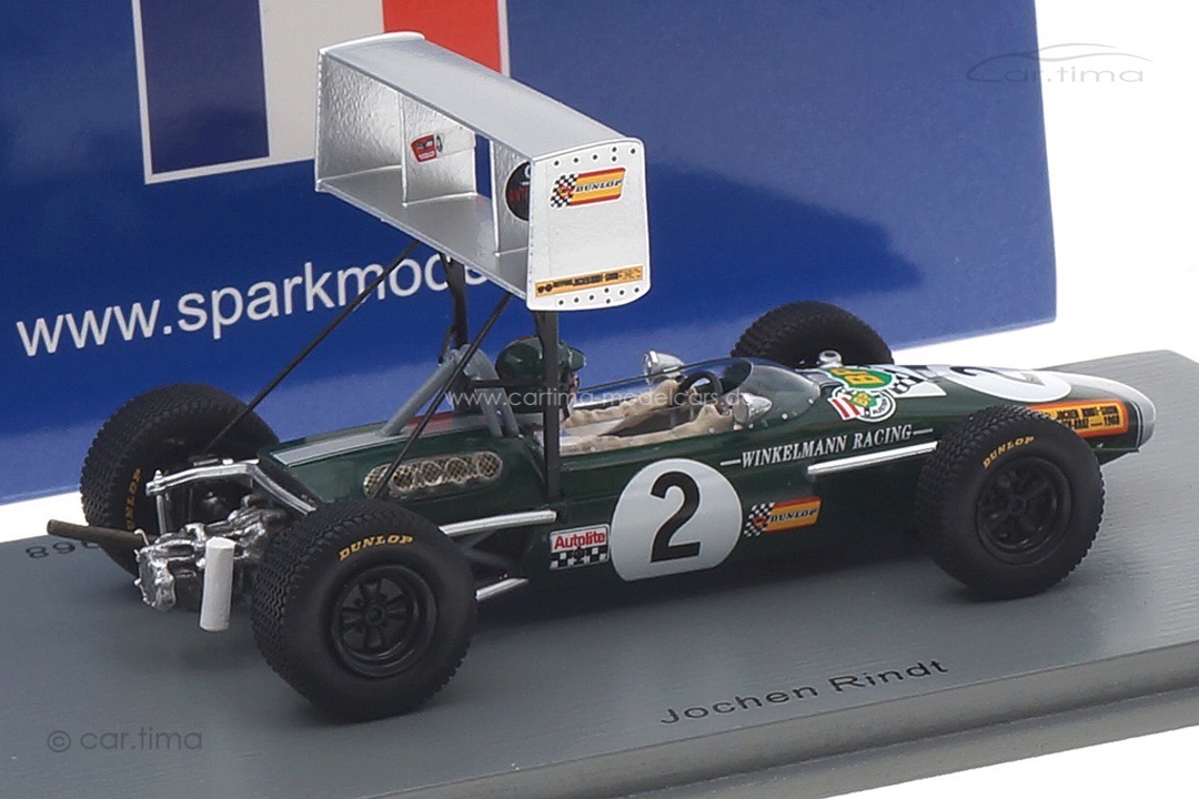 Brabham BT23C Essais GP d'Albi F2 1968 Jochen Rindt Spark 1:43 SF251