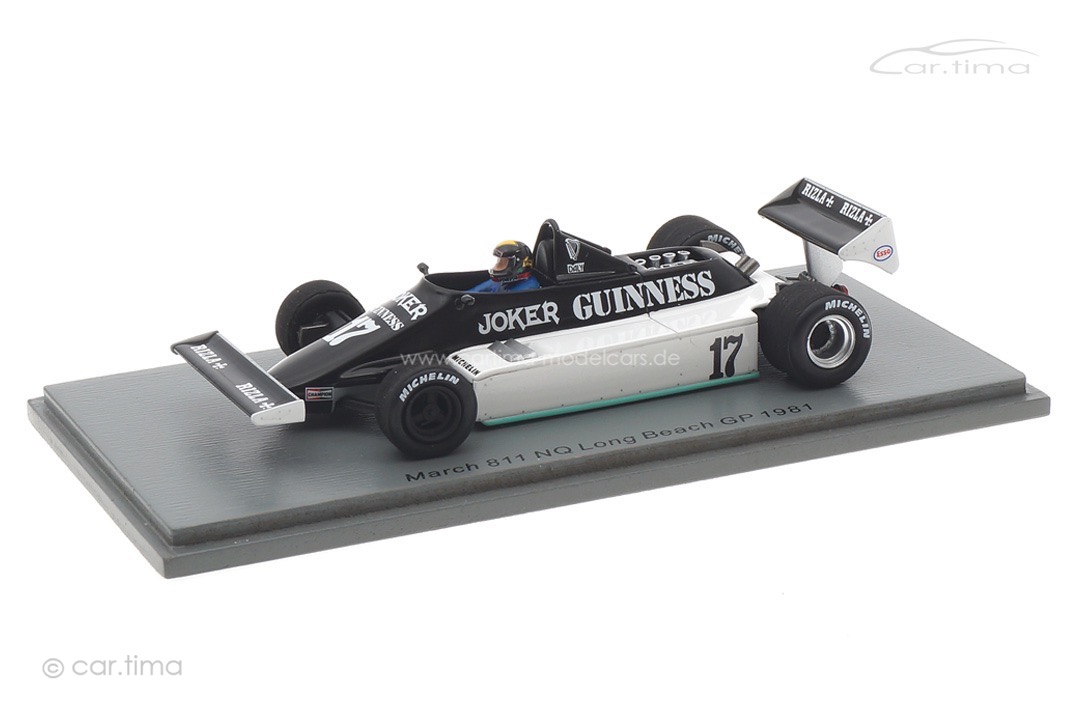 March 811 GP Long Beach 1981 Derek Daly Spark 1:43 S7169