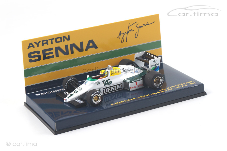 Williams Ford FW08C Test Donington Park 1983 Ayrton Senna Minichamps 1:43 540834301