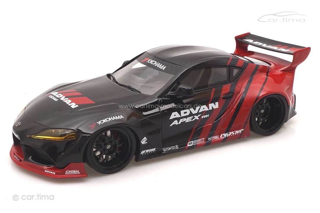 Pandem Toyota GR Supra V1.0 Advan Sema 2019 TopSpeed 1:18 TS0358