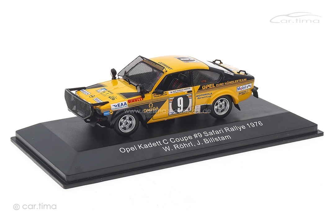 Opel Kadett C Coupe Safari Rallye 1976 Röhrl/Billstam CMR 1:43 WRC027