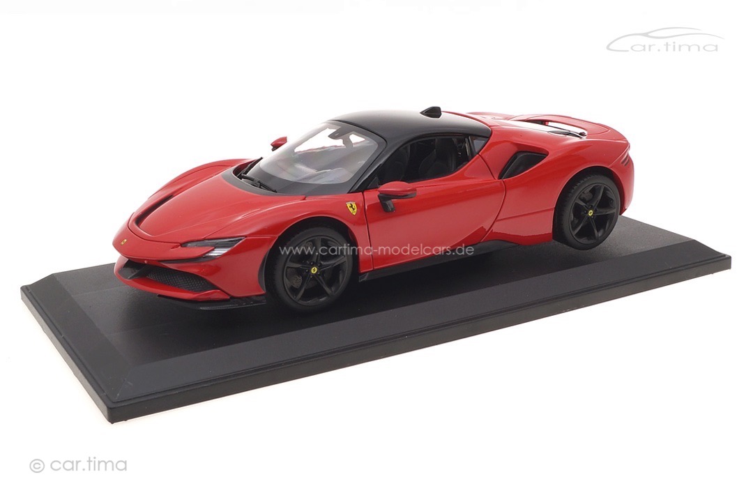 Ferrari SF90 Stradale Hybrid 1000hp 2019 rot Bburago 1:18 18-16015