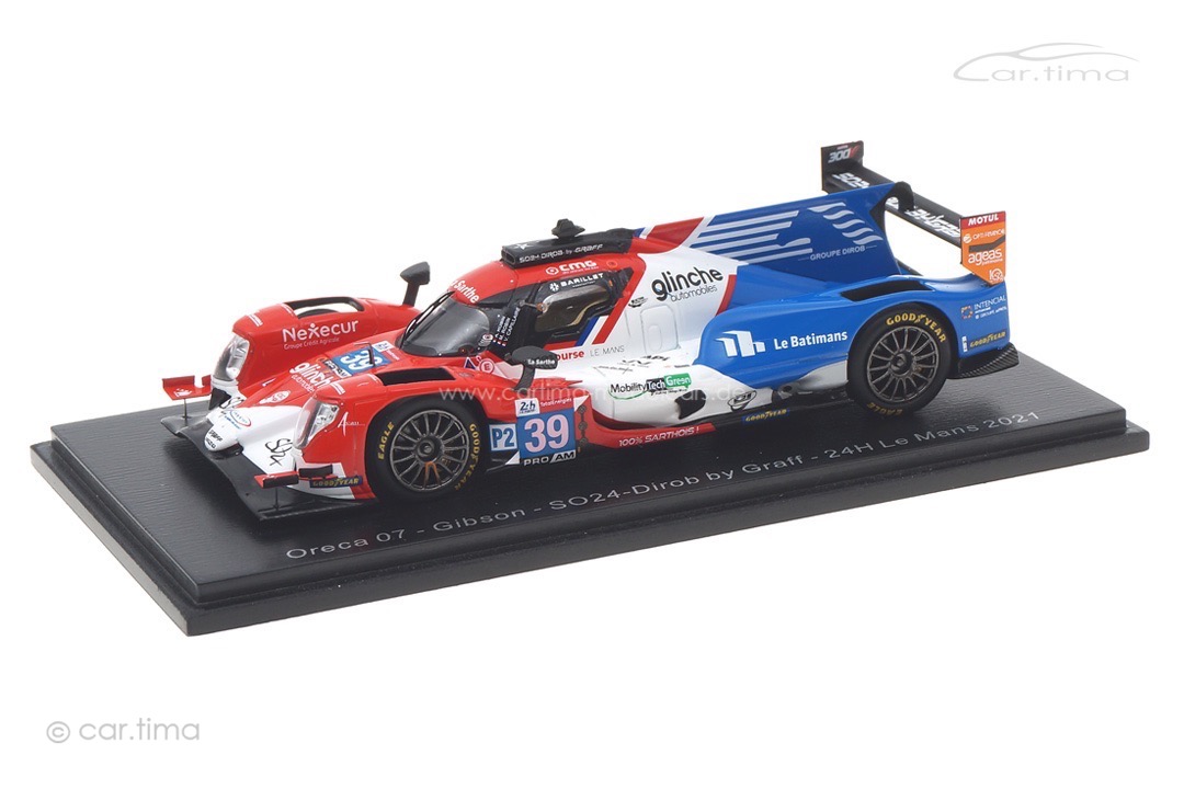 Oreca 07-Gibson 24h Le Mans 2021 Capillaire/Robin/Robin Spark 1:43 S8250