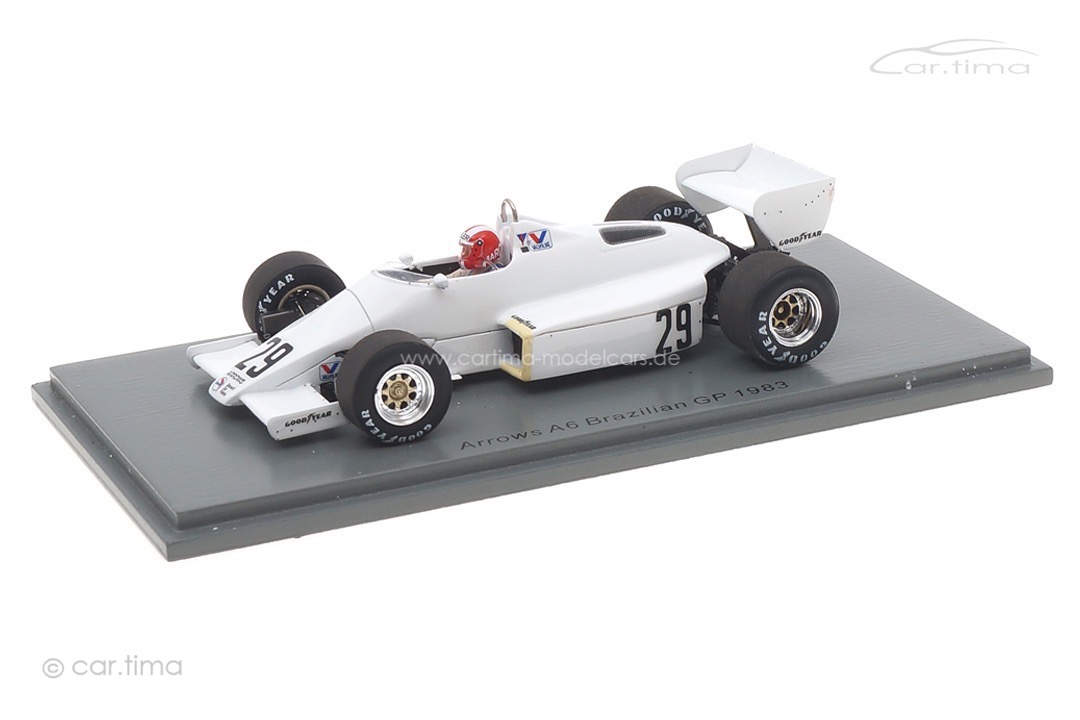 Arrows A6 GP Brasilien 1983 Marc Surer Spark 1:43 S5778